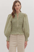 Load image into Gallery viewer, Grove Gingham Top