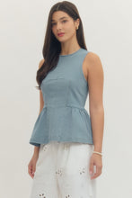 Load image into Gallery viewer, Blue Hour Peplum