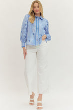 Load image into Gallery viewer, Pinstripe Tailor Top