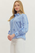 Load image into Gallery viewer, Pinstripe Tailor Top