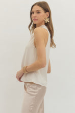 Load image into Gallery viewer, Cream Accent Drape Top
