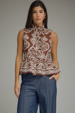Load image into Gallery viewer, Paisley Choco Top
