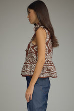 Load image into Gallery viewer, Paisley Choco Top
