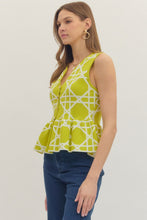 Load image into Gallery viewer, Citrus Grid Top