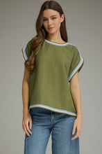 Load image into Gallery viewer, Olive Track Top