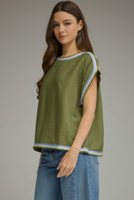 Load image into Gallery viewer, Olive Track Top