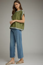 Load image into Gallery viewer, Olive Track Top