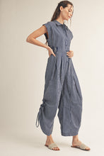 Load image into Gallery viewer, Mediterranean Stripe Jumpsuit