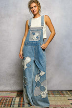 Load image into Gallery viewer, Denim Collage Overall
