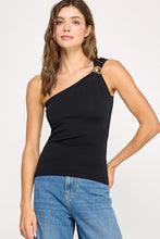 Load image into Gallery viewer, Onyx One-Shoulder Top
