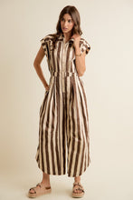 Load image into Gallery viewer, Chocolatina Stripe Jumpsuit
