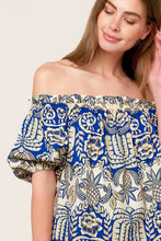 Load image into Gallery viewer, Azulejo Off-Shoulder Top
