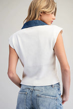 Load image into Gallery viewer, Indigo Trim Knit
