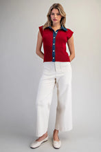 Load image into Gallery viewer, Indigo Trim Knit
