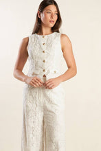 Load image into Gallery viewer, Lace Script Vest
