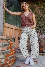 Load image into Gallery viewer, Latte Dot Barrel Jeans
