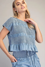 Load image into Gallery viewer, Harbor Chambray Top
