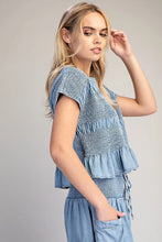 Load image into Gallery viewer, Harbor Chambray Top
