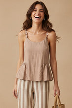 Load image into Gallery viewer, Button Strap Peplum
