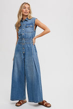 Load image into Gallery viewer, Denim voyager jumpsuit
