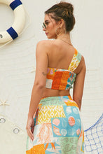 Load image into Gallery viewer, Sun-kissed mosaic skirt set
