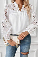 Load image into Gallery viewer, Radiance Eyelet Blouse
