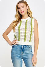 Load image into Gallery viewer, Sunstripe Crochet Top
