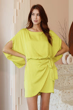 Load image into Gallery viewer, Citrus allure wrap dress
