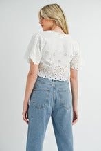 Load image into Gallery viewer, Daisy chain lace-up top
