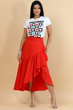 Load image into Gallery viewer, Fireflare Wrap Skirt
