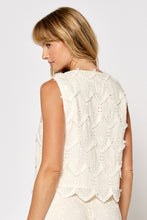 Load image into Gallery viewer, Ivory Waves Vest
