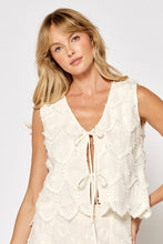 Load image into Gallery viewer, Ivory Waves Vest
