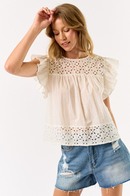Sunlace Flutter Top