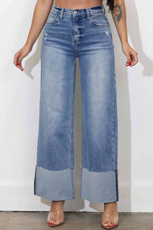 Light Edge Fold Jeans