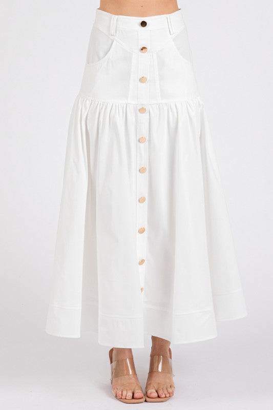 White Glimmer Skirt