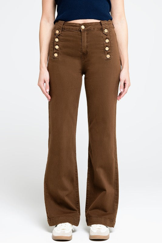 Driftwood Button Jeans
