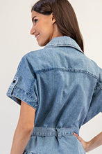 Load image into Gallery viewer, Tiered Denim Trails Dress
