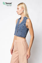 Load image into Gallery viewer, Tencel Trim Vest
