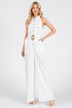 Load image into Gallery viewer, White Command Jumpsuit
