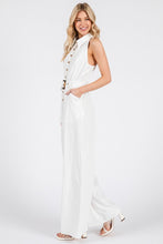 Load image into Gallery viewer, White Command Jumpsuit
