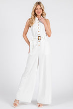 Load image into Gallery viewer, White Command Jumpsuit
