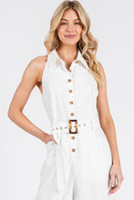Load image into Gallery viewer, White Command Jumpsuit
