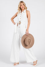 Load image into Gallery viewer, White Command Jumpsuit
