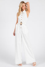 Load image into Gallery viewer, White Command Jumpsuit
