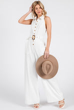 Load image into Gallery viewer, White Command Jumpsuit
