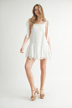Load image into Gallery viewer, Sunwashed Eyelet Dress
