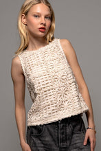 Load image into Gallery viewer, Cream Weave Tank
