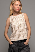 Load image into Gallery viewer, Cream Weave Tank
