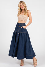 Load image into Gallery viewer, Soho Indigo Skirt
