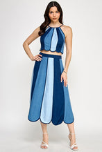 Load image into Gallery viewer, Denim Ripple Set

